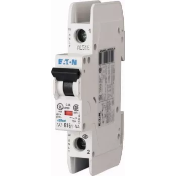 Eaton FAZ-C10/1-NA johdonsuojakatkaisija (MCB), 10 A, 1-napainen, C-käyrä, 6 kA, 230 V AC, DIN-kisko 102087