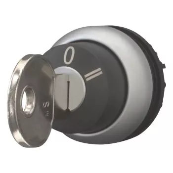 Eaton M22-WRS3-MS3 avainvalintakytkin, 3 asentoa, lukittuva, 22,5 mm, musta/hopea 111774