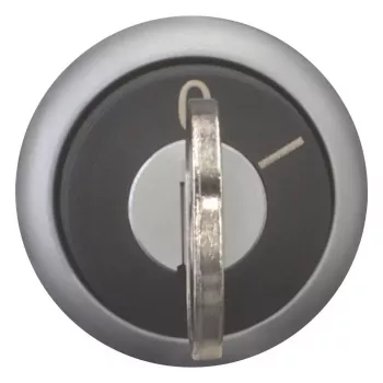 Eaton M22-WRS-MS2-A1 avaimella toimiva valintakytkimen käyttöosa, 2 asentoa, lukittuva, 22,5 mm, metallieturengas, musta 111780