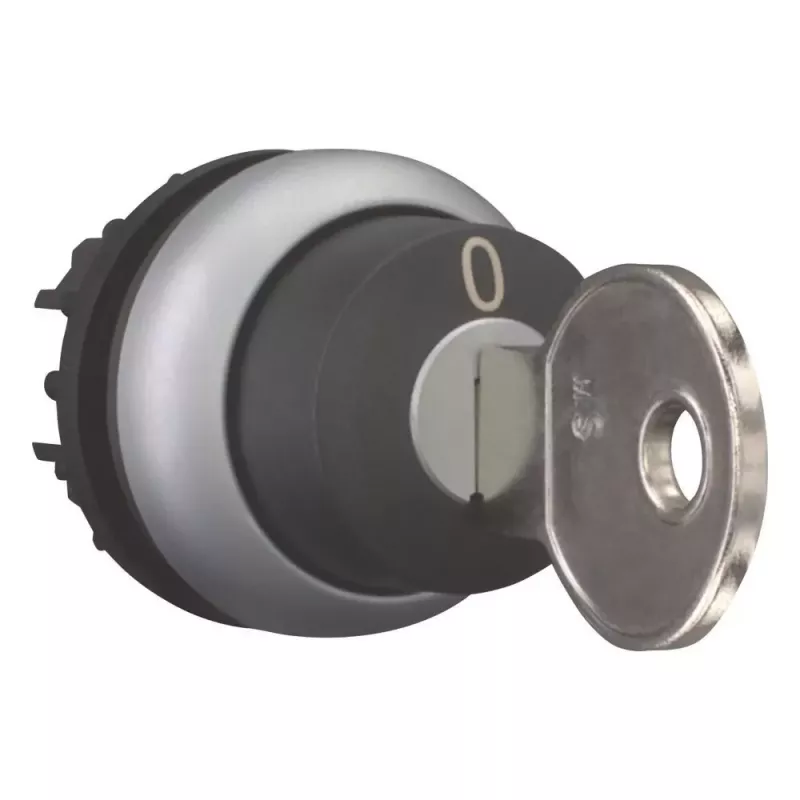 Eaton M22-WS-MS5 avainvalintakytkin, 3 asentoa, lukittuva, Ronis MS5, musta 111792
