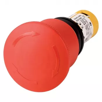 Eaton C22-PVT45P-K02 hätä-seis-painike, kiertovapautus, 2 NC, 45 mm sienipää, IP66/IP67/IP69 121611
