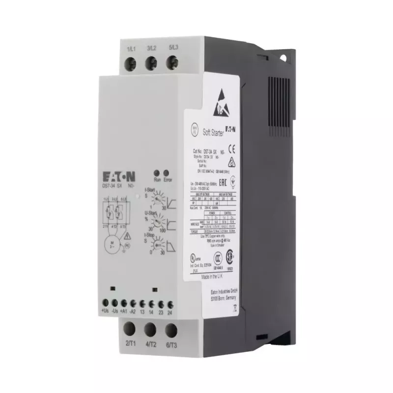 Eaton DS7-342SX032N0-N pehmeäkäynnistin, 50/60 Hz, harmaa 134932