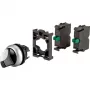 Eaton M22 avainkytkin, 2 asentoa, lukittuva, 2 NO kosketinta, musta 110922