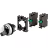 Eaton M22 avainkytkin, 2 asentoa, lukittuva, 2 NO kosketinta, musta 110922