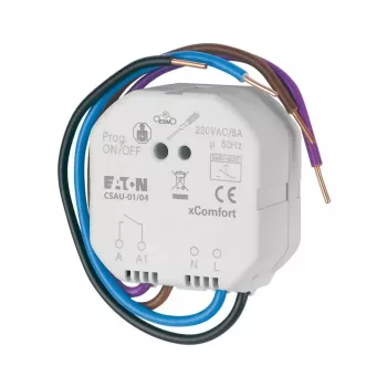 EATON xComfort radio-ohjattu kytkinrele potentiaalivapaa 1-kanava 16A uppoasennus 121080