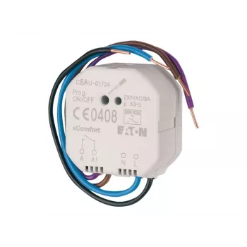EATON xComfort radio-ohjattu kytkinrele potentiaalivapaa 1-kanava 16A uppoasennus 121080