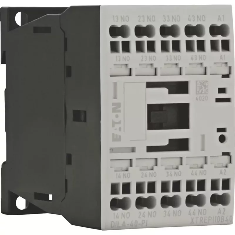 EATON DILA-40(24VDC)-PI apukontaktori 24VDC 4 NO Push-in-liittimet 199208
