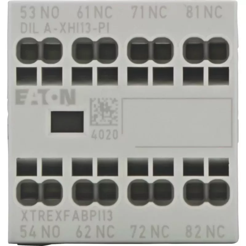 Eaton DILA-XHI13-PI apukosketinlohko, 1NO+3NC, etuasennus, ruuviliittimet 199320