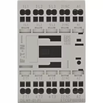 Eaton DILM9-01(24VD) tehokontaktori, 3-napainen, 9 A, 24 V DC käämi 199238