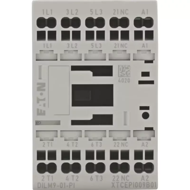 Eaton DILM9-01(24VD) tehokontaktori, 3-napainen, 9 A, 24 V DC käämi 199238