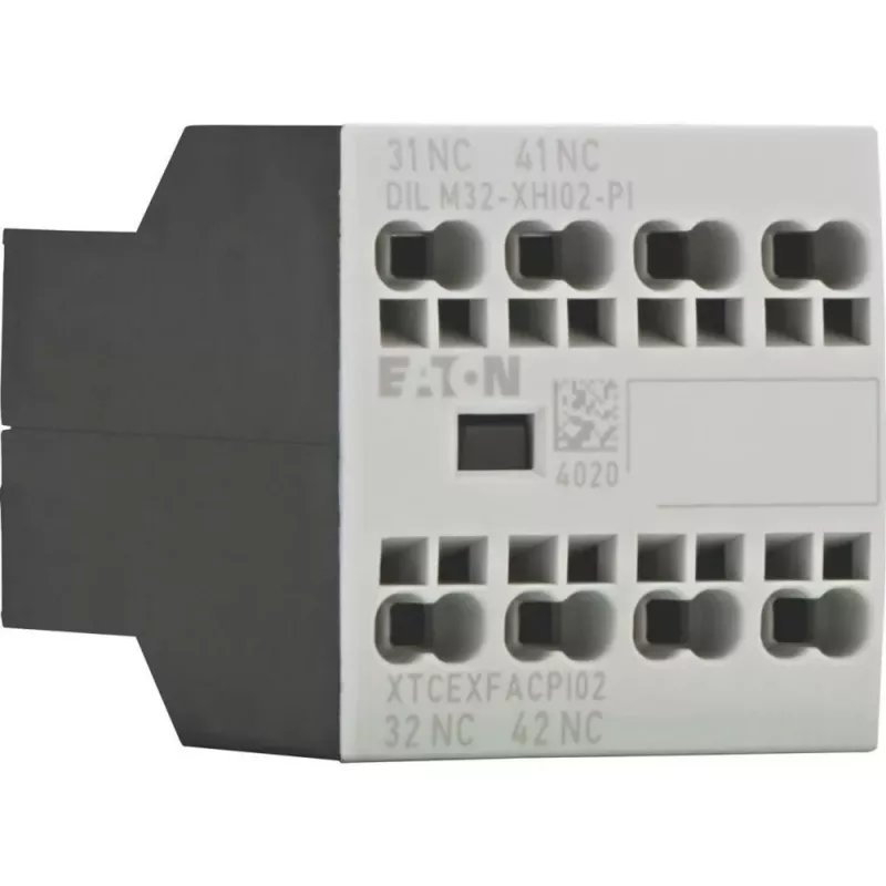 Eaton DILM32-XHI02-PI apukosketinlohko, 2 NC, 4 A, etuasennus 199310