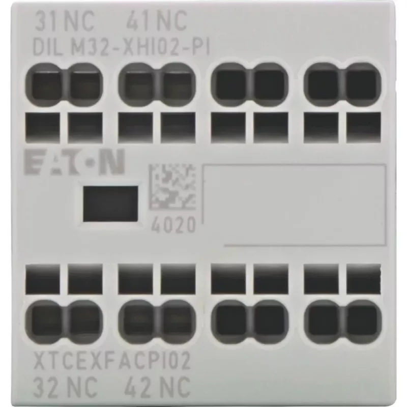 Eaton DILM32-XHI02-PI apukosketinlohko, 2 NC, 4 A, etuasennus 199310