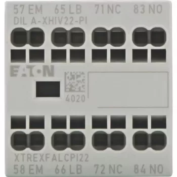 EATON DILA-XHIV22-PI apukoskettimisto, 4-napainen, 2NO+2NC, 16 A, sivuasennus 199322