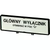 Eaton ZFS71-T0 merkkikilven pidike, 30x30 mm, musta, RMQ-Titan 205540