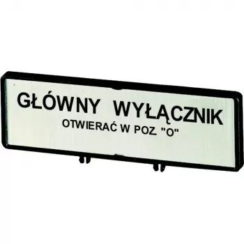 Eaton ZFS71-T0 merkkikilven pidike, 30x30 mm, musta, RMQ-Titan 205540