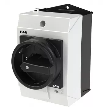 Eaton T0-2-1/I1/SVB-SW 20A 2-napainen ON-OFF-nokkakytkin, etuasennus, IP65, musta 207148