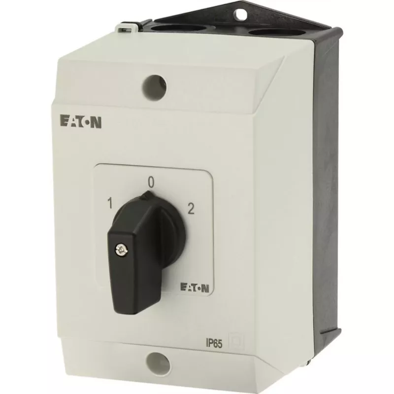 Eaton T3-3-8212/I2 3-napainen nokkakytkin, 32 A, musta/valkoinen 207183