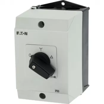Eaton T3-4-8410/I2 pääkytkin 3-napainen 63 A 690 V AC ON-OFF kojetauluasennus musta/valkoinen 207195