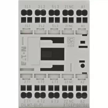 EATON DILM7-01(24VDC) tehonkontaktori 3-napainen 400V 3kW 1NC 24VDC 199228