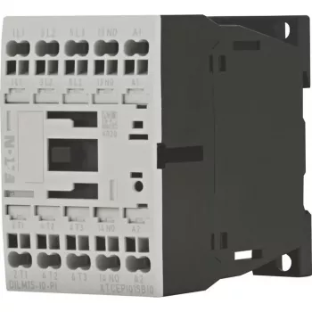 Eaton DILM15-10(24VDC)-PI tehonkontaktori, 3 NO pääkosketinta, 1 NO apukosketin, 24 V DC kela, 15 A AC-3, 7,5 kW 199253