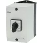 Eaton 207537 3-napainen kiertokytkin, 20 A, 690 V, etuasennus, musta/valkoinen