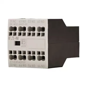 Eaton DILM32-XHI31-PI apukytkinlohko, 3NO+1NC, 4A, ruuviliittimet, etuasennus DILM7-DILM32-kontaktoreille 199312