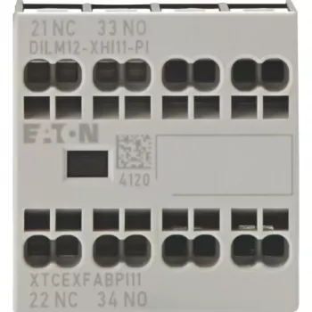 Eaton DILM12-XHI11 apukoskettolohko, 1NO+1NC, etuasennus, ruuviliittimet 199456
