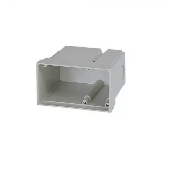 Eaton M22-H3 asennuslevy 3 ohjausvirtapiirilaitteelle, 22,5 mm, musta muovi 216550