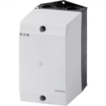 Eaton CI-K tyhjä kotelo DIN-kiskoasennukseen, 100 x 160 x 145 mm, vaaleanharmaa (RAL 7035), musta kansi (RAL 9005) 206883