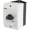 Eaton T0-3-8228/I1 3-napainen ON-OFF-kytkin 20A 690V AC, musta kahva/valkoinen etulevy 207125