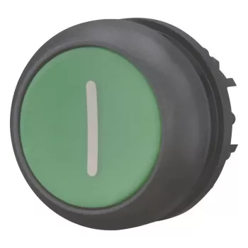Eaton M22S-D-G-X1 litteä painike, vihreä, 22,5 mm, hetkellinen, IP66/IP67/IP69K 216608