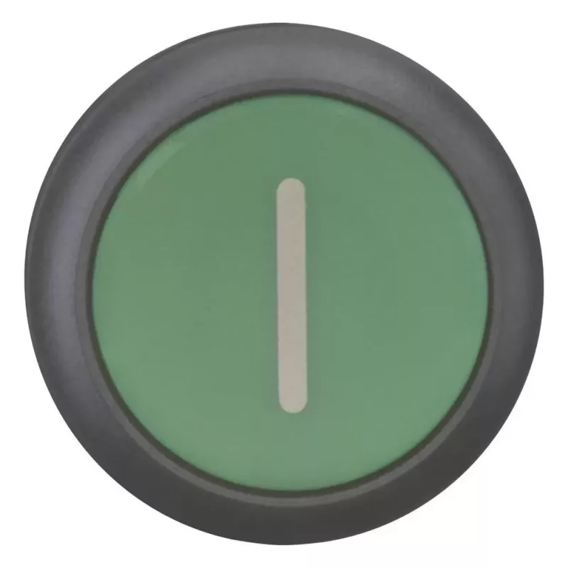 Eaton M22S-D-G-X1 litteä painike, vihreä 216608