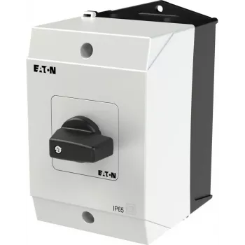 Eaton T0-4-8440/I1 3-napainen nokkakytkin, 20 A, 690 V AC, IP65, musta/valkoinen 207141