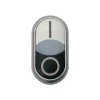 Eaton M22S-DDL-W kaksoispainikkeen käyttöosa, valaistu, valkoinen 216707