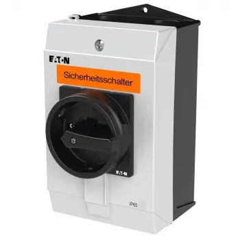 Eaton P1-25/I2-SI/HI11-SW 3-napainen turvakytkin, 25 A, IP65, musta/valkoinen 207311