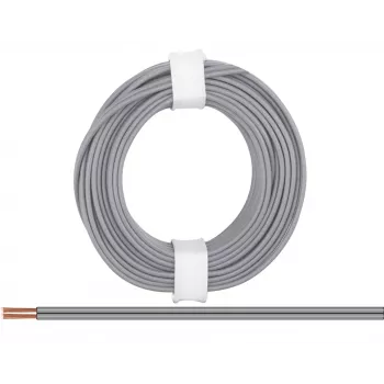 Donau Elektronik 218-99 johto 2 x 0,14 mm² harmaa 5 m