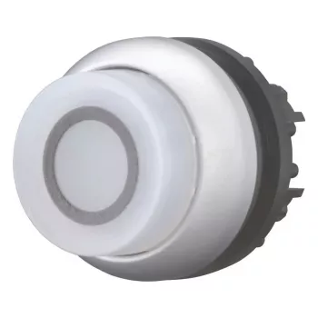 Eaton Moeller M22-DRLH-W-X0 valaistu painikkeen käyttöosa, koholla, valkoinen, painava, 22,5 mm 216806