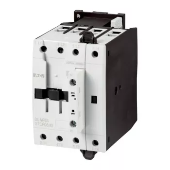 Eaton DILMP63 tehokontaktori, 3-napainen, 63 A, 230 V AC 50 Hz / 240 V AC 60 Hz kela, 1 NO + 1 NC, IP00 109855