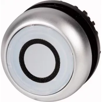 Eaton M22-DL-W-X0 painonappikäyttö, valkoinen nappi, musta eturengas, 22,5 mm, hetkellinen 216940