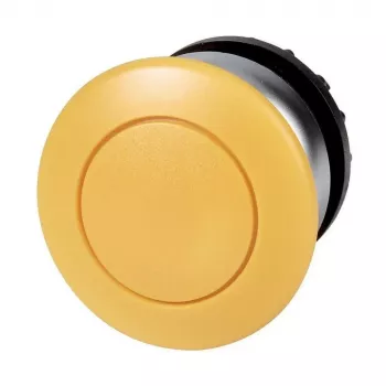 Eaton M22-DP-Y keltainen tasainen painonappikäyttö, hetkellinen, 22,5 mm, IP66/IP67/IP69K 216718