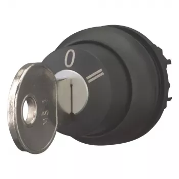 Eaton M22S-WRS3 avaimella toimiva kiertokytkin, 3 asentoa, lukittuva, musta 216901