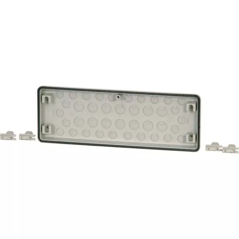 Eaton FL4-2 keskuskaapin läpivientilaippa, harmaa muovi, 329 x 23 x 116 mm 014863