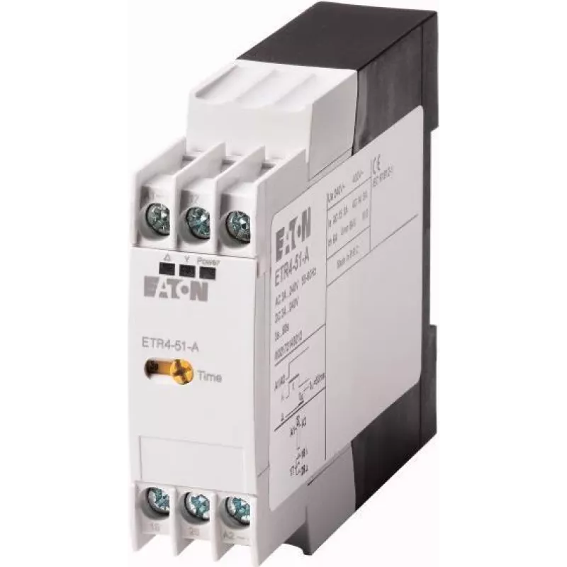 Eaton ETR4-51-A tähti-kolmio-aikarele, 24-240V AC/DC, 3-60s, 2 CO, DIN-kisko 031884