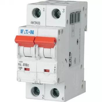 Eaton PXL-B10/2 johdonsuojakatkaisija, 1-napainen, B-käyrä, 10 A, 6 kA, DIN-kiskoasennus 236227