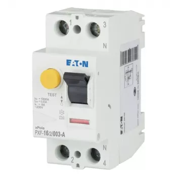 Eaton PXF-16/2/003-A vikavirtasuojakytkin (RCCB), 2-napainen, 16 A, 30 mA, tyyppi A, 230 V AC 236730