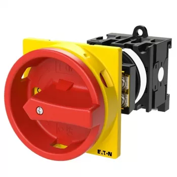 Eaton T0-2-1/V/SVB lukittava kytkin 20 A 1-napainen 90° punainen/keltainen