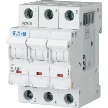 Eaton PXL-B50/3 johdonsuojakatkaisija (MCB) 3-napainen 50A tyyppi B 10kA 236405
