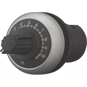 Eaton M22-R470K kiertopotentiometri, 470 kΩ, 0,5 W, yksikierros, lineaarinen, kojerasia-asennus