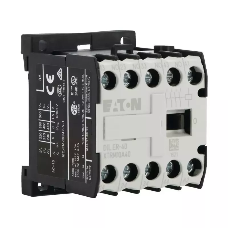 Eaton DILER-40 apukontaktori, 4 NO, 230 V AC kela 052725