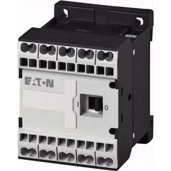 Eaton DILEM-01-G-C(24VDC) minikontaktori, 3-napainen, 1 NC, 24 V DC kela, 9 A, 4 kW, IP20, musta/valkoinen 230167